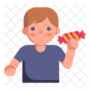 Eating Candy  Icon