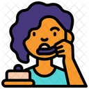 Eating dessert  Icon