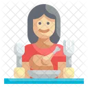 Eating Food  Icon