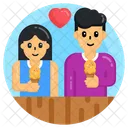 Eating Ice Cream  Icon
