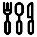 Eating Fork Spoon Icon