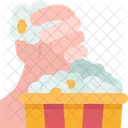Eating Pop Corn Icon