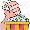 Eating Pop Corn Icon