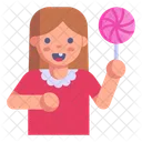 Eating Lollipop  Icon