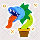 Halloween Plant Eating Plant Spooky Plant Icon