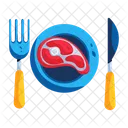 Grilled Steak Eating Steak Steak Dinner Symbol