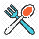 Eating Utensil Fork Spoon Icon