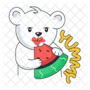 Eating Watermelon  Icon