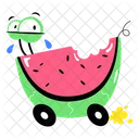 Eating Watermelon  Icon
