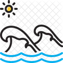 Eau De Mer Mer Eau Icône