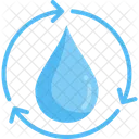 Eau Recyclage Ecologie Icône