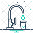 Eau Potable Eau Potable Eau Icône