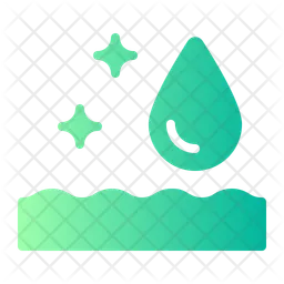 Eau propre  Icône