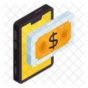 Ebanking Online Cash Mobile Money Icon