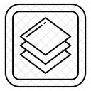 Ebenen Werkzeug Symbol