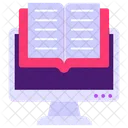 Ebook Online Library Online Book Icon
