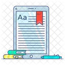 Ebook Online Book Electronic Book Icon
