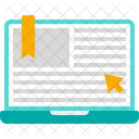 Online Learning Education Elearning Icon