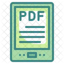 Ebook Tablet Pdf Icon