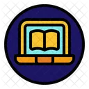 Ebook Online Learning Online Education Icon