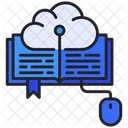 Ebook Book Cloud Icon