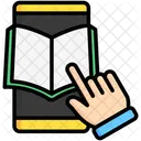 Ebook Education Online Learning Icon