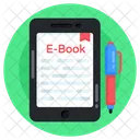 Online Book Ebook Content Online Education Icon