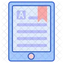 Ebook Online Book Online Reading Icon