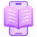 Ebook Online Book Education Icon
