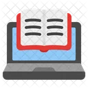 Ebook Laptop Book Knowledge Icon
