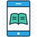 Mobile Books Ebooks Education Icon