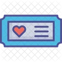 Ecard Love Card Love Greetings Icon