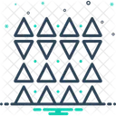 Divergences Forme Triangle Icône