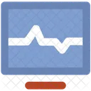 Ecg Heartbeat Screen Icon