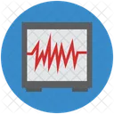 Ecg Heartbeat Screen Icon