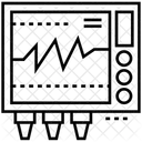 Macchina Per Ecg Elettrocardiogramma Ritmo Cardiaco Icon