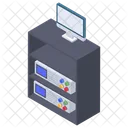 Macchina Per Ecg Monitor Per Ecg Elettrocardiogramma Icon