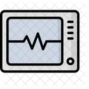 Macchina Per Ecg Elettrocardiografo Ecg Icon