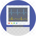 ECG Macchina Monitor Icon