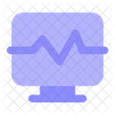 Ecg Machine Electrocardiogram Heartbeat Icon