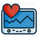 Ecg Machine Ecg Cardiogram Icon