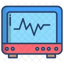 Ecg Machine Electrocardiogram Ecg Monitor Icon