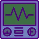 Ecg Machine Cardiogram Machine Electrocardiogram Icon