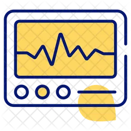 Ecg machine  Icon