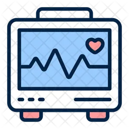 Máquina de ecg  Ícone