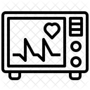 Ecg máquina-medicina-drogas-hospital-médico  Icono