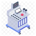 Maquina Ekg Sistema De Maquina Ecg Eletrocardiograma Ícone