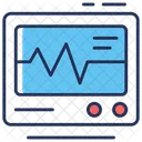 Ecg Monitor Heart Tracker Cardiac Monitor Icon