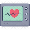 Ecg Monitor Heartbeat Ecg Icon