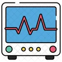 Ecg Monitor Electrocardiogram Cardiogram Icon